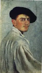 Expertise des œuvres de l'artiste et présentation de celui-ci, “Autoportrait” (1893) de Léon Bakst