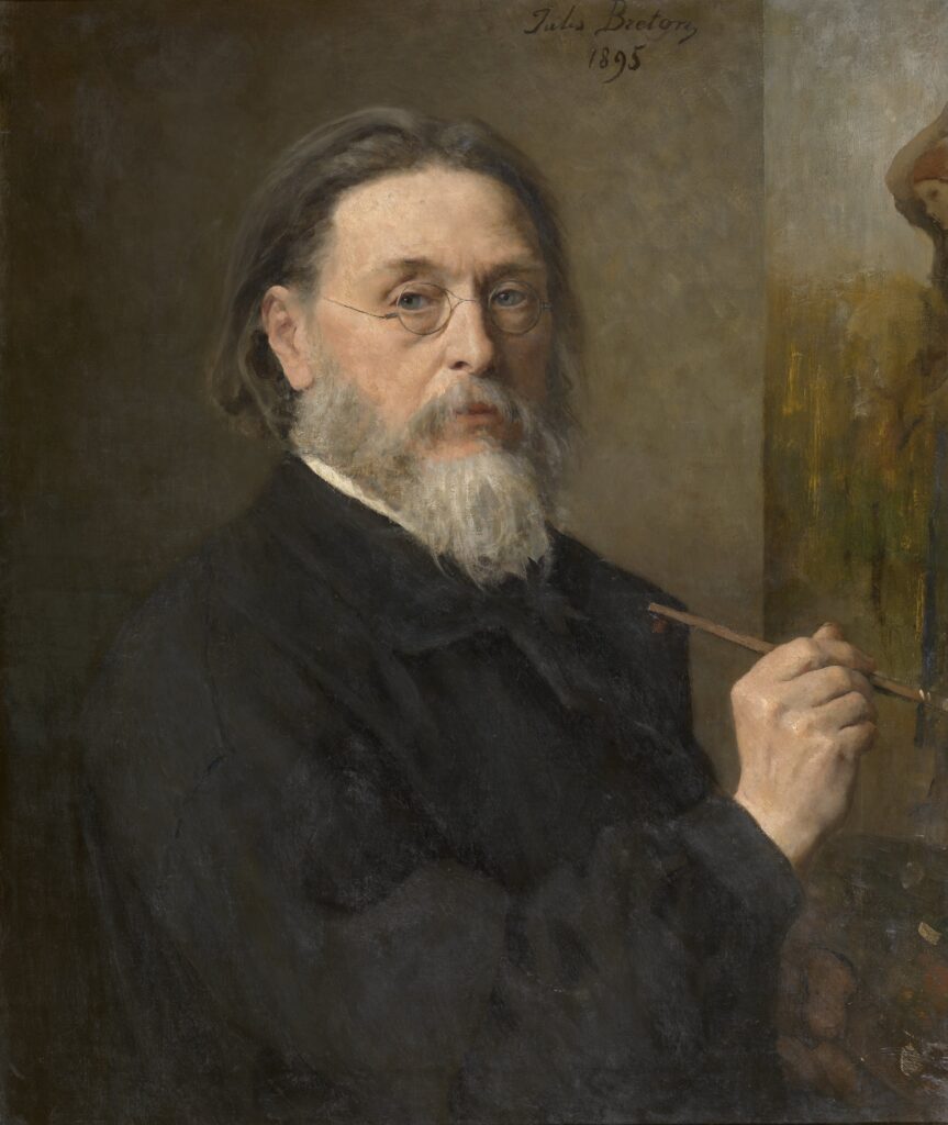 Expertise des œuvres de l'artiste et présentation de celui-ci, “Autoportrait” de Jules Breton