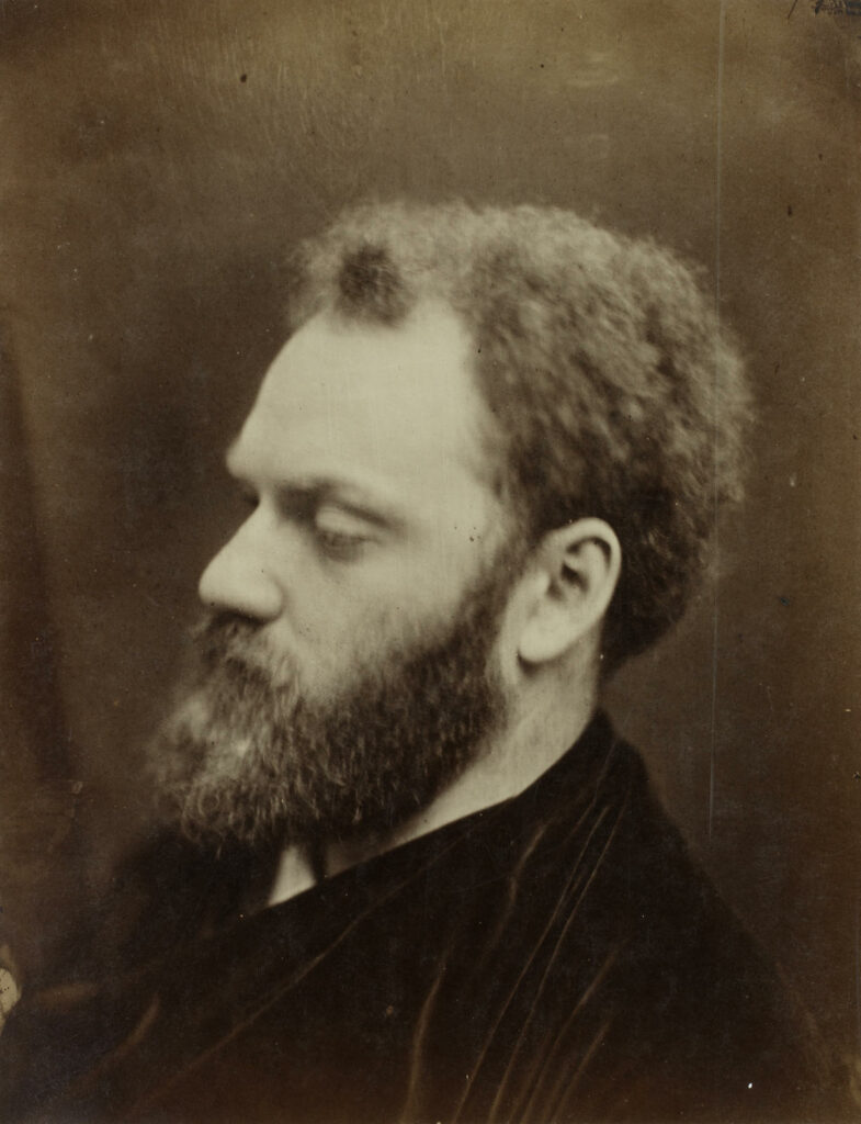 Expertise des œuvres de l'artiste et présentation de celui-ci, portrait photographique de l'artiste " Valentine Cameron Prinsep”(1867) par par Julia Margaret Cameron