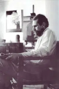 Expertise des œuvres de l'artiste et présentation de celui-ci, portrait photographique de l'artiste "Louai Kayyali”