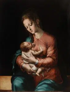 Expertise des œuvres de l'artiste "Luis de Morales" et présentation de celui-ci, oeuvre "Vierge à l'Enfant Musée du Prado, Madrid"