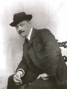 Expertise des œuvres de l'artiste et présentation de celui-ci, portrait photographique de l'artiste "Albert Larteau"