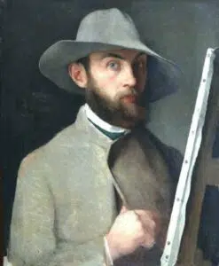 Expertise et estimation par Fabien Robaldo. Charles Maurin, Autoportrait (vers 1885), musée Crozatier au Puy-en-Velay