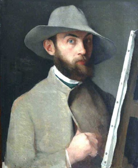 Expertise et estimation par Fabien Robaldo. Charles Maurin, Autoportrait (vers 1885), musée Crozatier au Puy-en-Velay