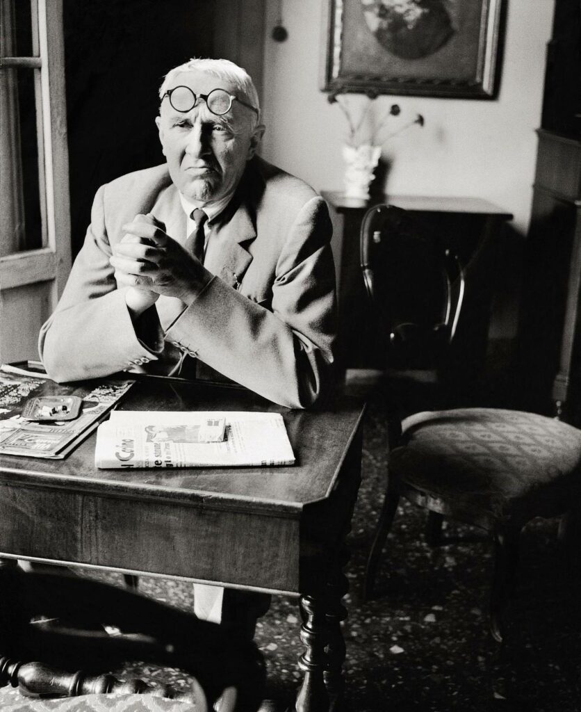 Expertise des œuvres de l'artiste et présentation de celui-ci, portrait photographique de l'artiste "Giorgio Morandi"