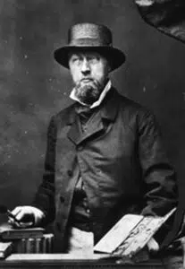 Expertise des œuvres de l'artiste et présentation de celui-ci, portrait photographique de l'artiste "Johan Barthold Jongkind"