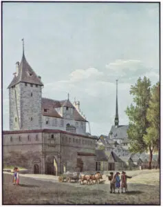 Expertise des œuvres de l'artiste "Wilhelm Scheuchzer" et présentation de celui-ci, oeuvre "Aquarelle de 1827"