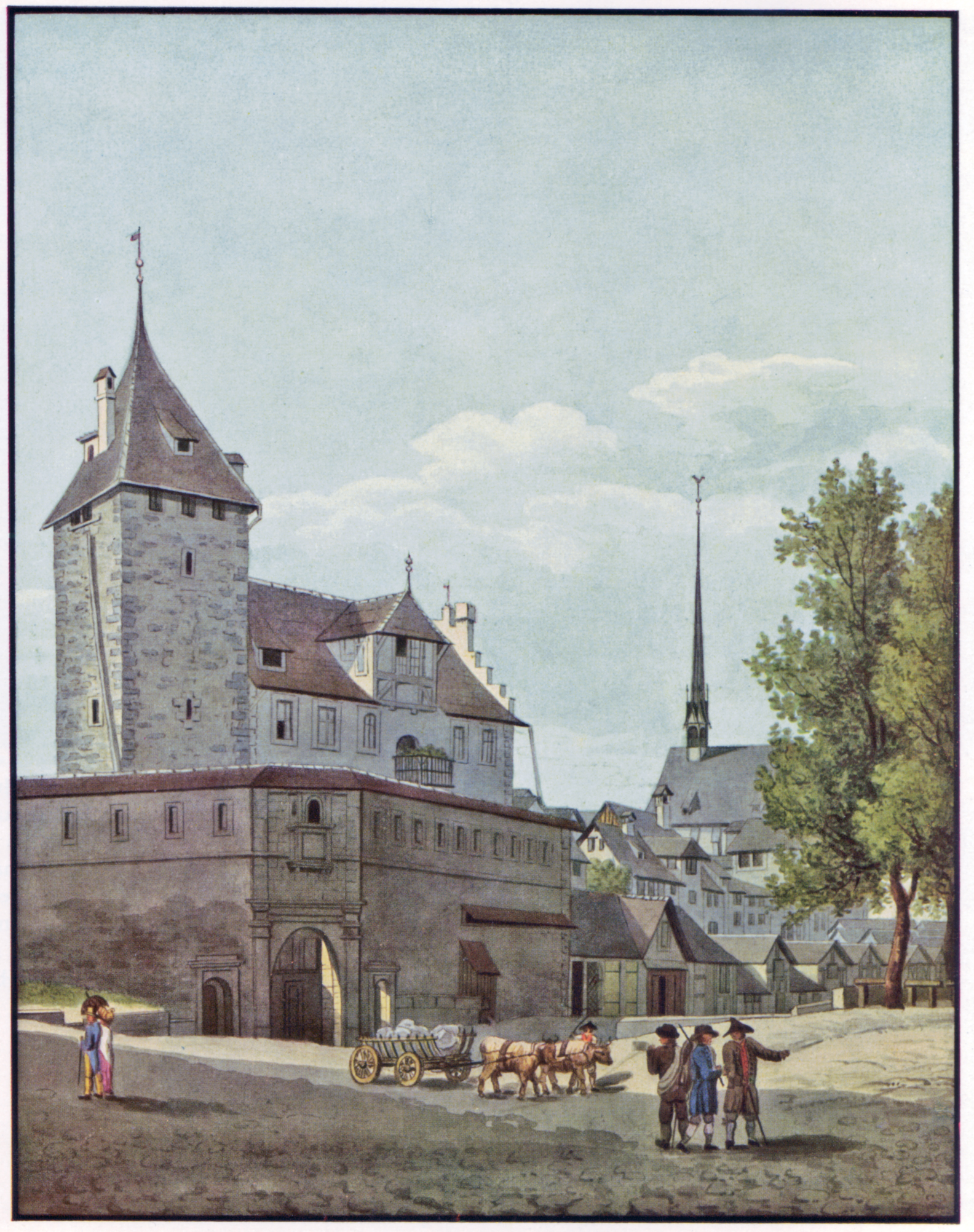 Expertise des œuvres de l'artiste "Wilhelm Scheuchzer" et présentation de celui-ci, oeuvre "Aquarelle de 1827"