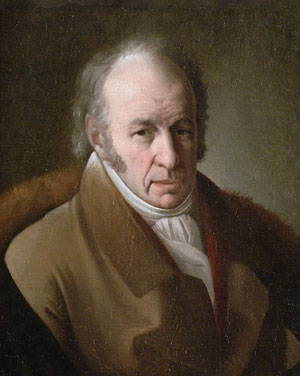 Expertise des œuvres de l'artiste et présentation de celui-ci, portrait de l'artiste "Giuseppe Bernardino Bison”, Giuseppe Bernardino Bison vers 1830 (par Giuseppe Tominz)