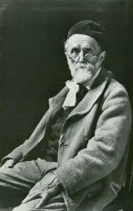 Expertise des œuvres de l'artiste et présentation de celui-ci, portrait photographique de l'artiste "Albert Anker"