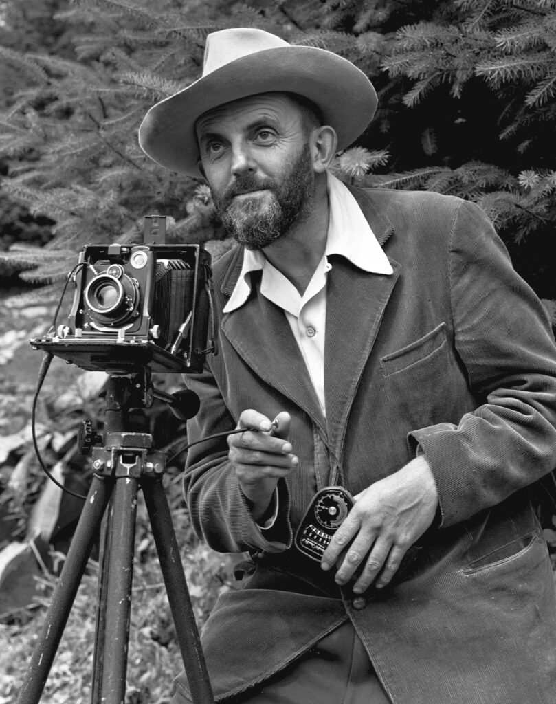 Expertise et estimation par Fabien Robaldo. portrait de l'artiste : Ansel Adams, intitulé : Malcolm Greany (en), Portrait d'Ansel Adams (vers 1950)