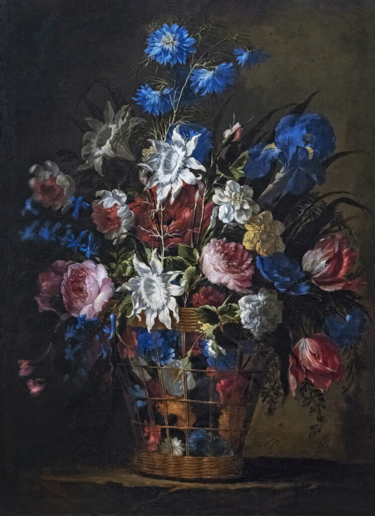 Expertise des œuvres de l'artiste "JJuan de Arellano" et présentation de celui-ci, oeuvre "Panier de fleurs, Musée des Beaux-Arts de Carcassonne"