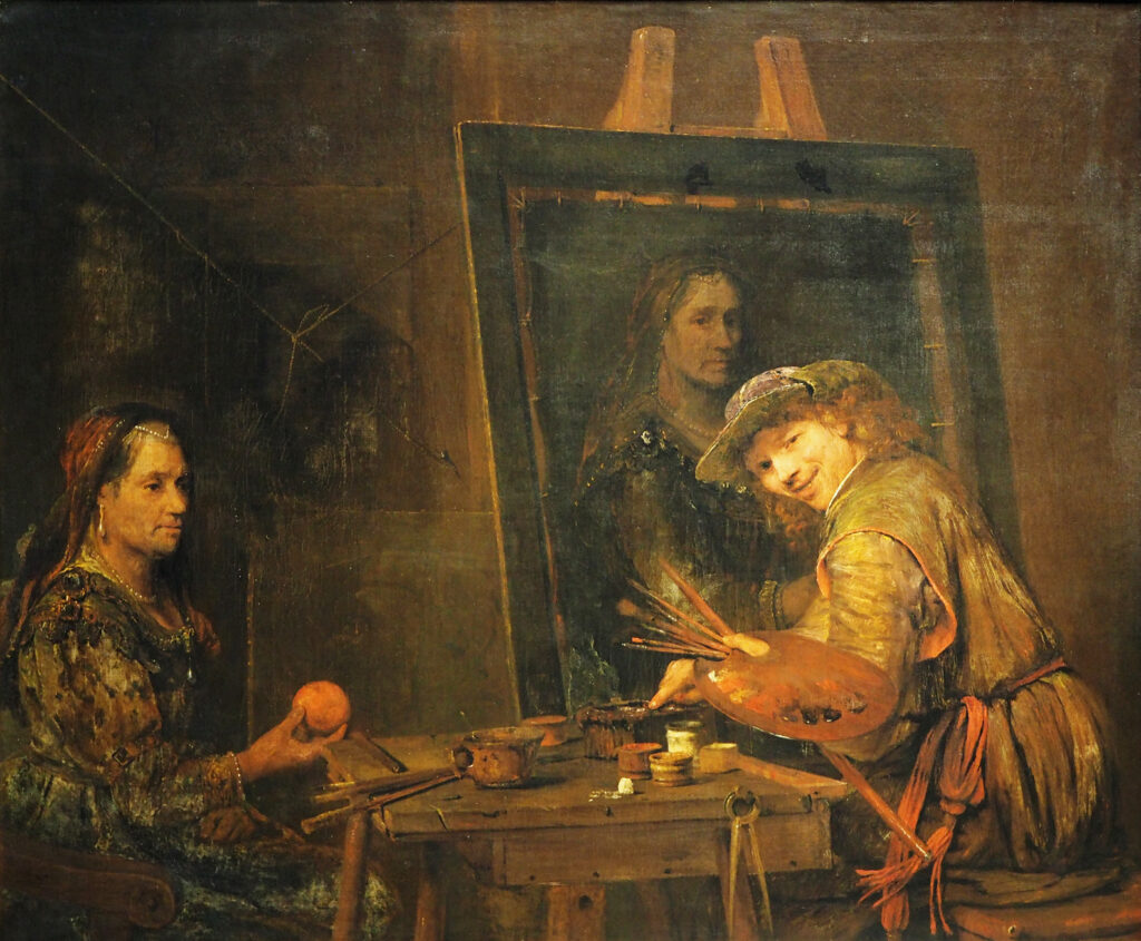Expertise des œuvres de l'artiste "Aert De Gelder" et présentation de celui-ci : Autoportrait en Zeuxis, 1685 Städelsches Kunstinstitut Francfort-sur-le-Main.