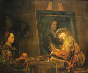 Expertise des œuvres de l'artiste "Aert De Gelder" et présentation de celui-ci : Autoportrait en Zeuxis, 1685 Städelsches Kunstinstitut Francfort-sur-le-Main.