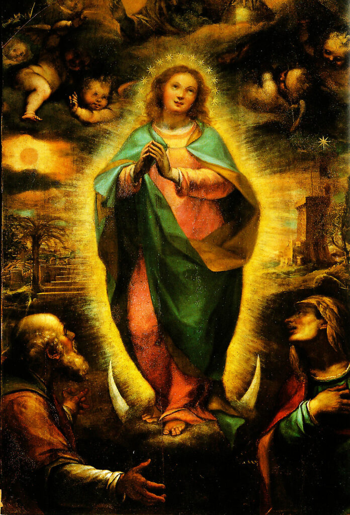 Expertise des œuvres de l'artiste "Lodovico Cigoli" et présentation de celui-ci, oeuvre "L'Immaculée Conception écrasant le Croissant de lune"