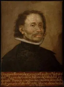 Portrait de Gregorio Fernández, Diego Valentín Díaz (es) (v. 1630), musée national de la Sculpture de Valladolid. Expertise et estimation par le cabinet Robaldo.