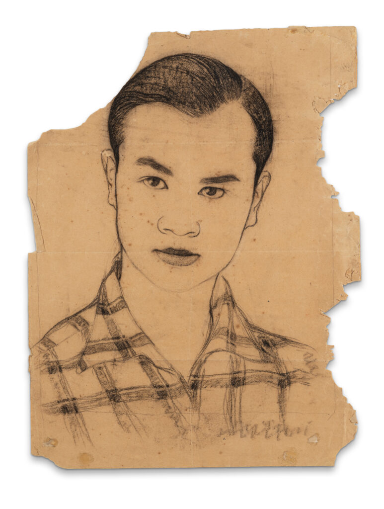 Ⓟ Le Van De (1906-1966), Crayon sur papier Non signé 45 x 34 cm, adjugé 3 000 €