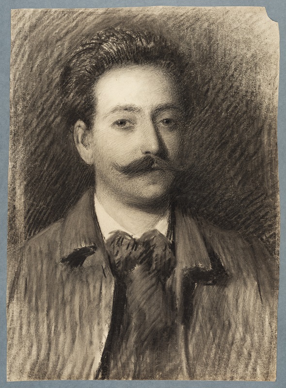 Expertise et estimation par le cabinet Robaldo. présentation de l'artiste : Louis Hestaux. Autoportrait vers 1890, musée de l'Ecole de Nancy