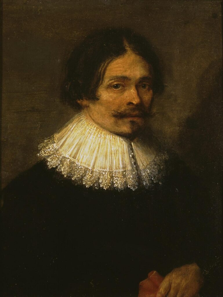 Expertise des œuvres de l'artiste "Gonzales Coques" et présentation de celui-ci, Autoportrait de Gonzales Coques
