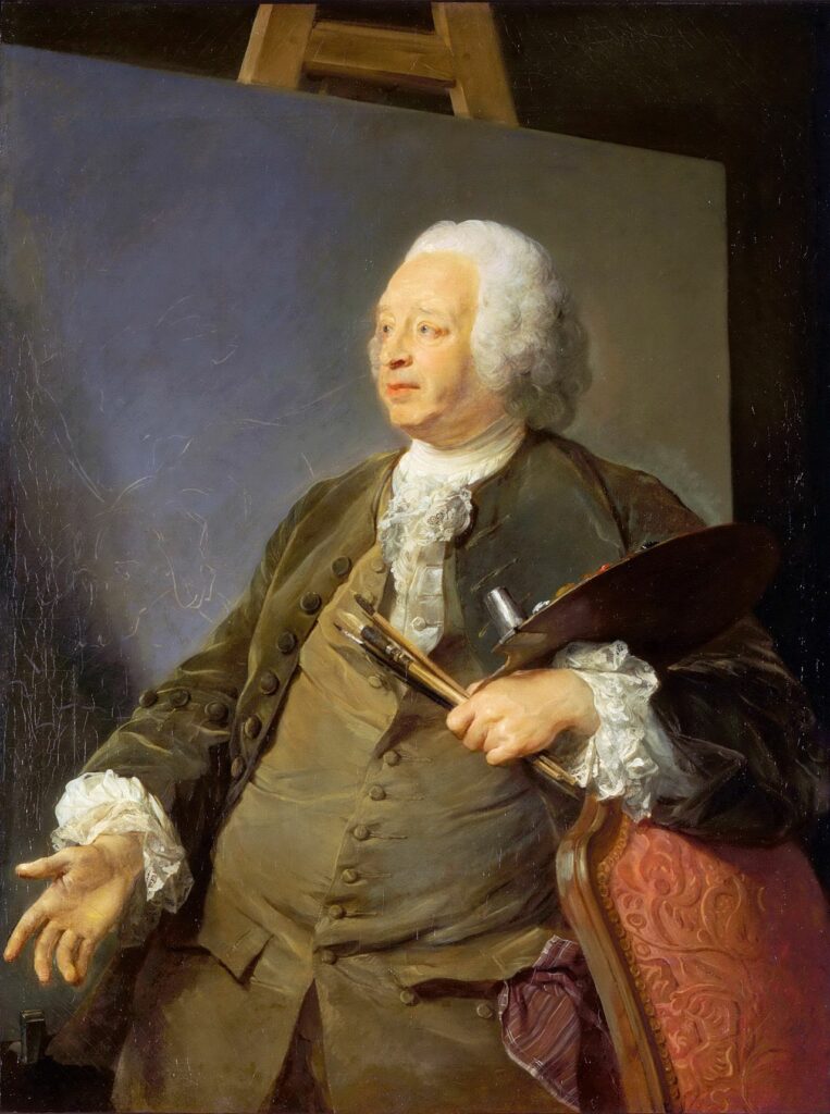 Expertise des œuvres de l'artiste "Jean-Baptiste Oudry " et présentation de celui-ci, portrait de Jean-Baptiste Oudry, par Jean-Baptiste Perronneau, 1753, musée du Louvre, Paris