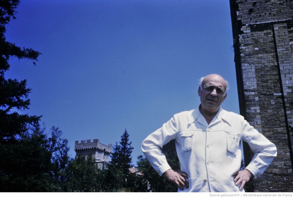 Expertise et estimation par le cabinet Robaldo. présentation de l'artiste : Jean Lurçat. Portrait photographique de Jean Lurçat par Roger Pic. Bibliothèque nationale de France, département Arts du spectacle.