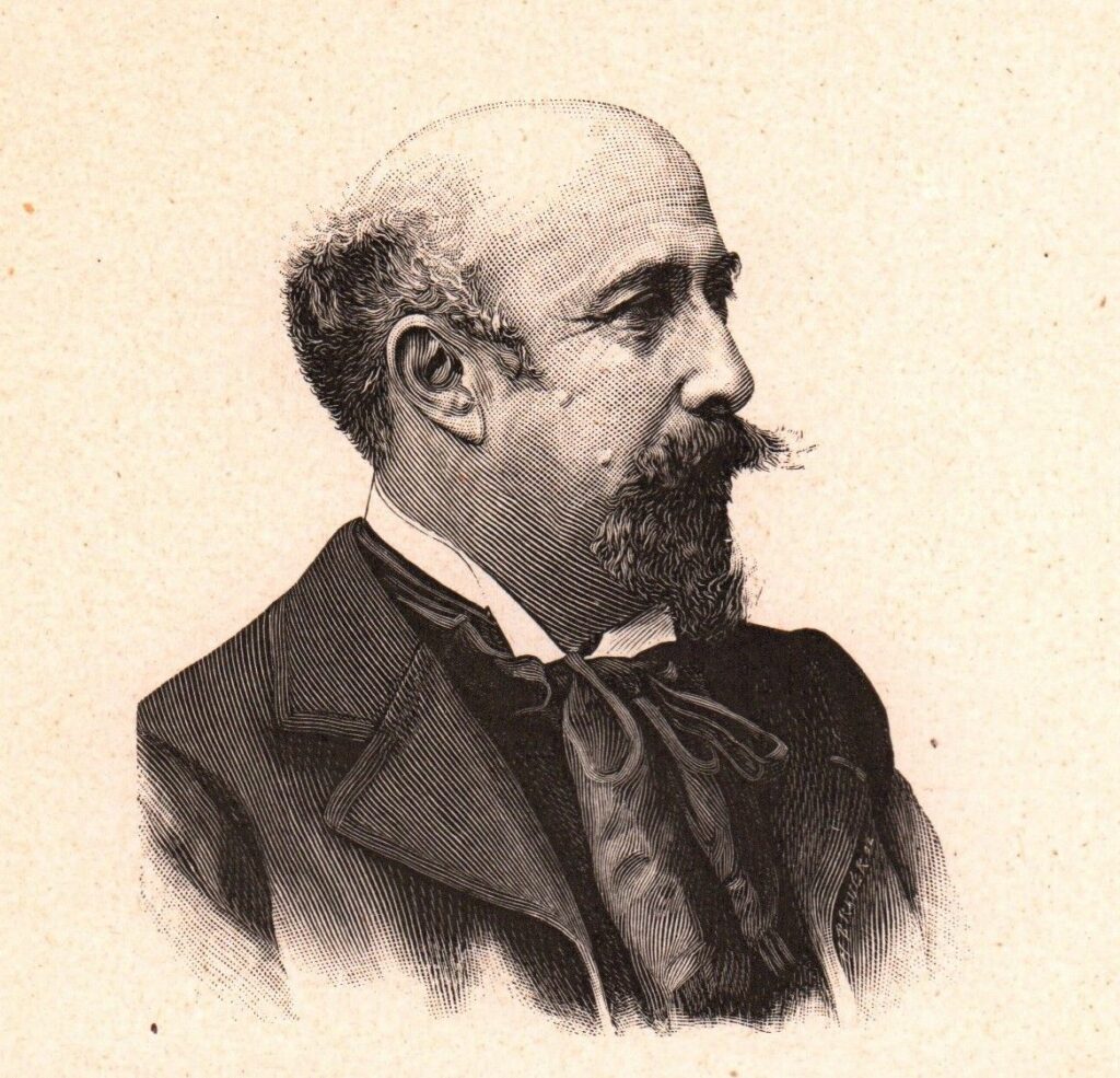 Expertise des œuvres de l'artiste "Luigi Loir" et présentation de celui-ci, portrait gravé