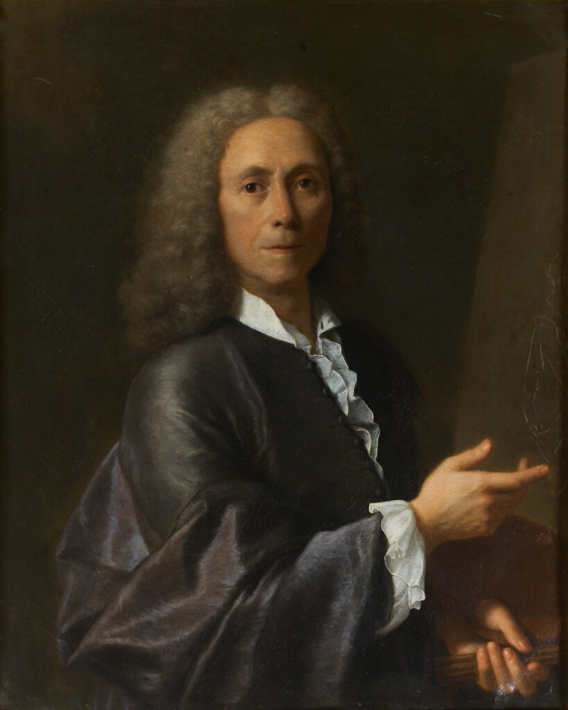 Expertise des œuvres de l'artiste "Henri Antoine de Favanne" et présentation de celui-ci, Autoportrait, v. 1730, Collection privée (Vente Paris, hôtel Drouot, Delorme, 16 décembre 2009, lot. 30)