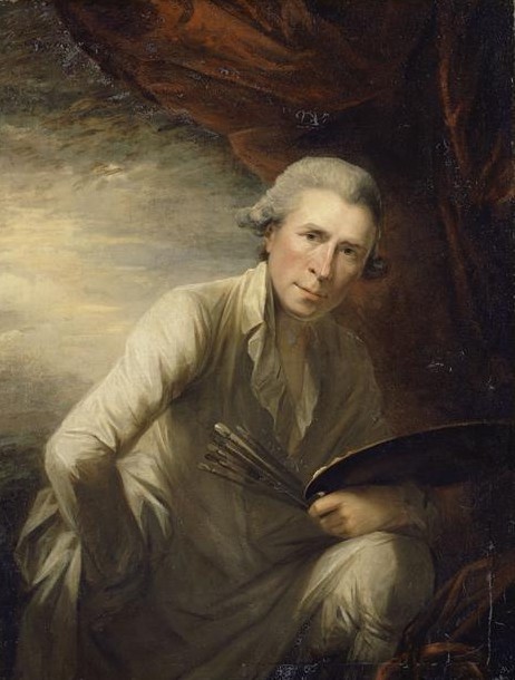 Expertise des œuvres de l'artiste "George Romney" et présentation de celui-ci, Autoportrait