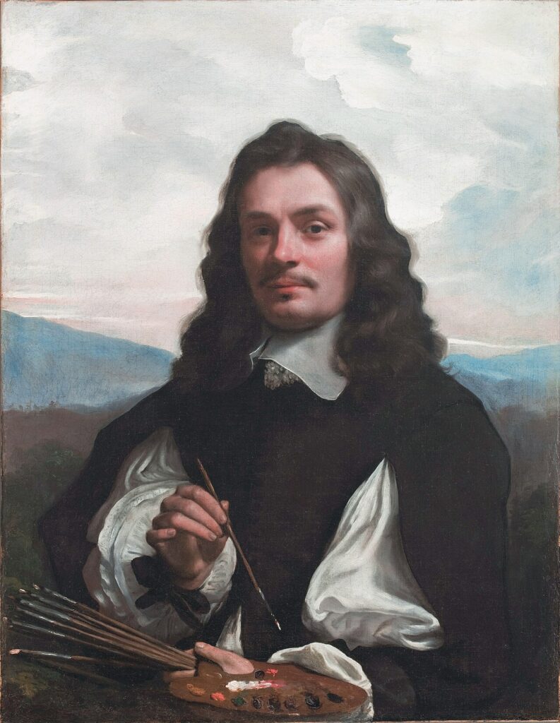 Expertise des œuvres de l'artiste "Michael Sweerts" et présentation de celui-ci, Autoportrait (1656), Allen Memorial Art Museum