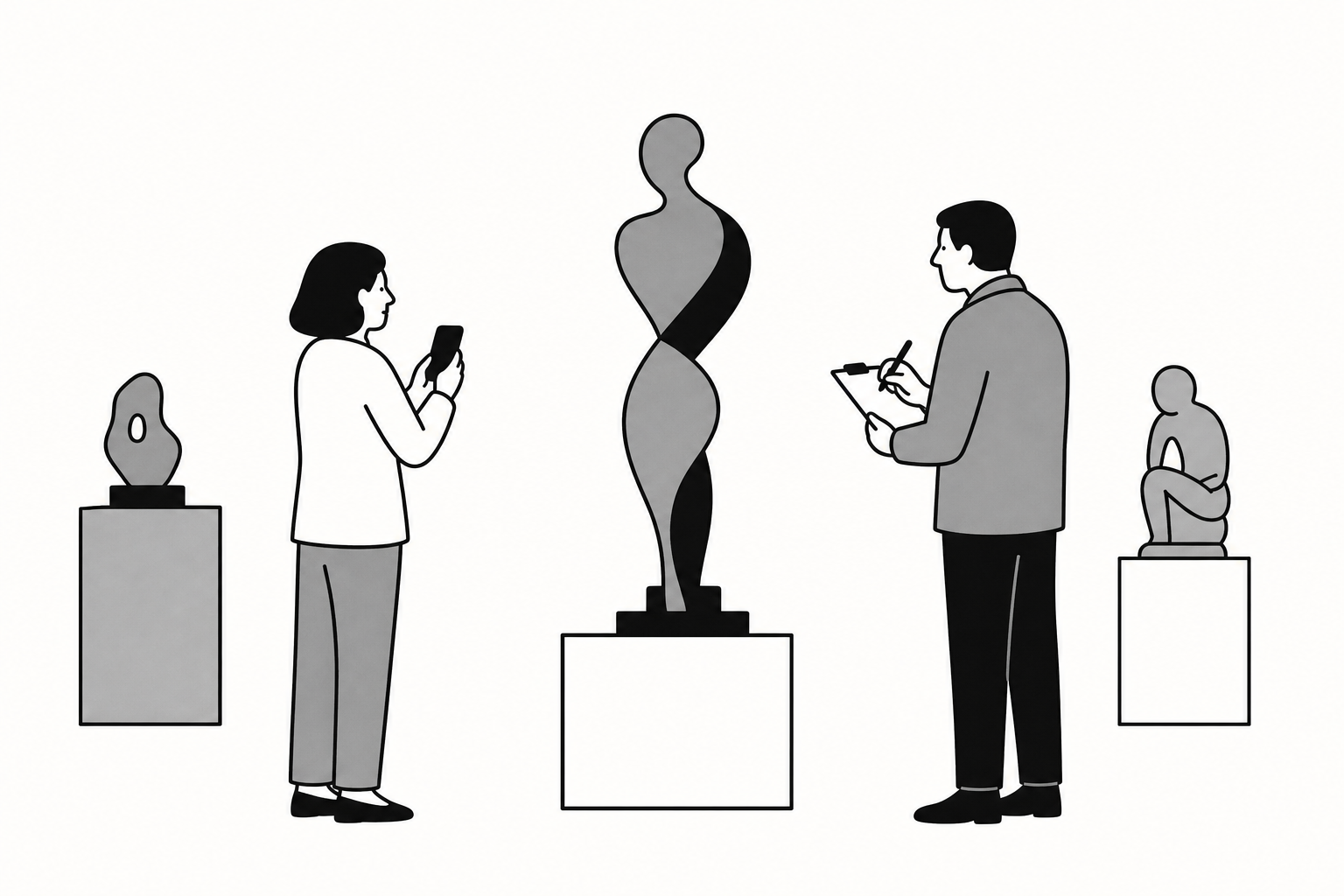 Illustration éditoriale liée au sujet : Comment faire expertiser une sculpture à Bruges ?