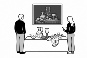 Illustration éditoriale liée au sujet : Estimation Willem Kalf : valeur des natures mortes de luxe