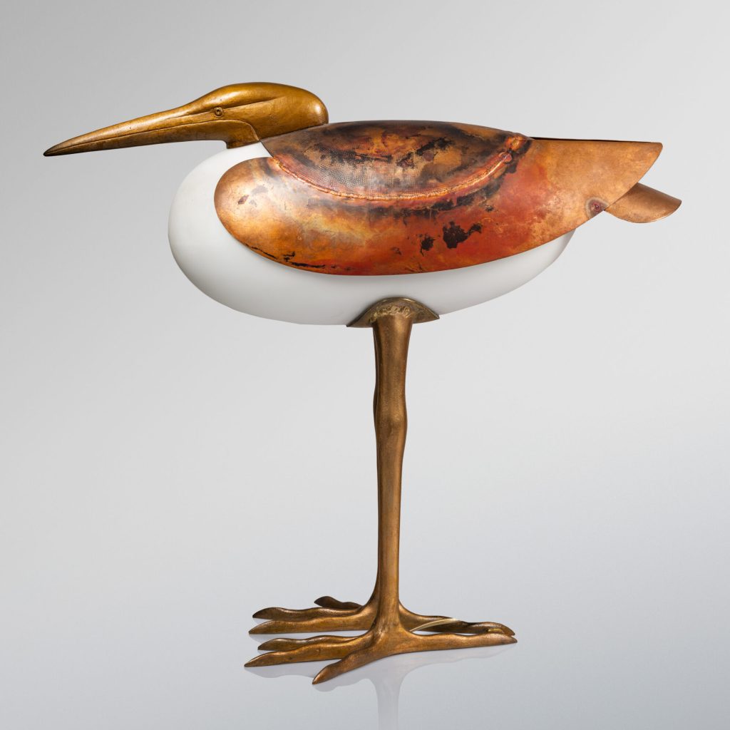 Estimation "Arts Nouveau & Arts Décoratif" et expertise de cette œuvre de "François-Xavier LALANNE", "Grand échassier" proposer a la vente par notre cabinet d'expertise et adjugé 135 000€