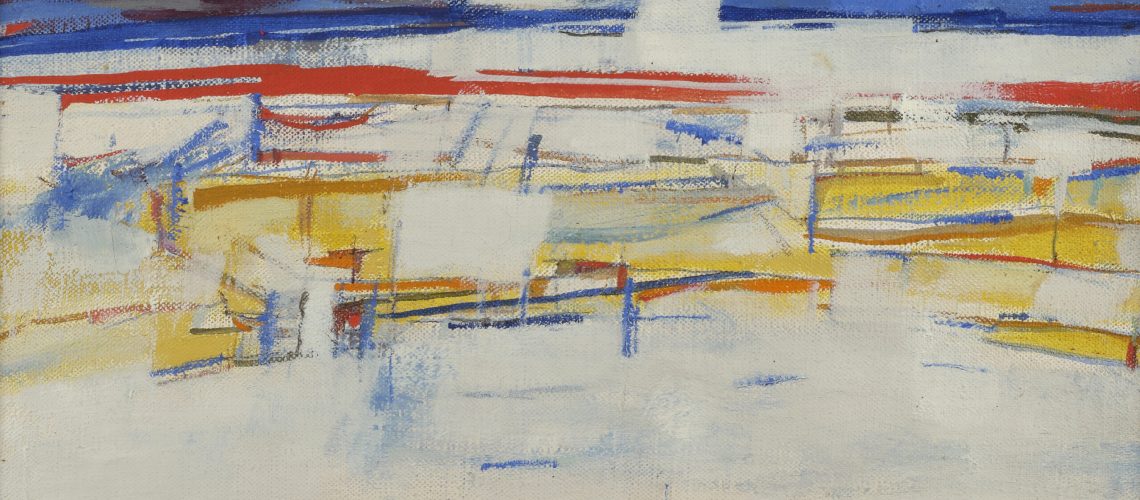 Estimation "Huile sur toile signée en bas à droite et dédicacée Pour Joaquim Garcia avec amitié et gratitude" de l'artiste "Maria Helena Vieira da Silva" proposer a la vente par notre cabinet d'expertise et adjugé 23 000 €