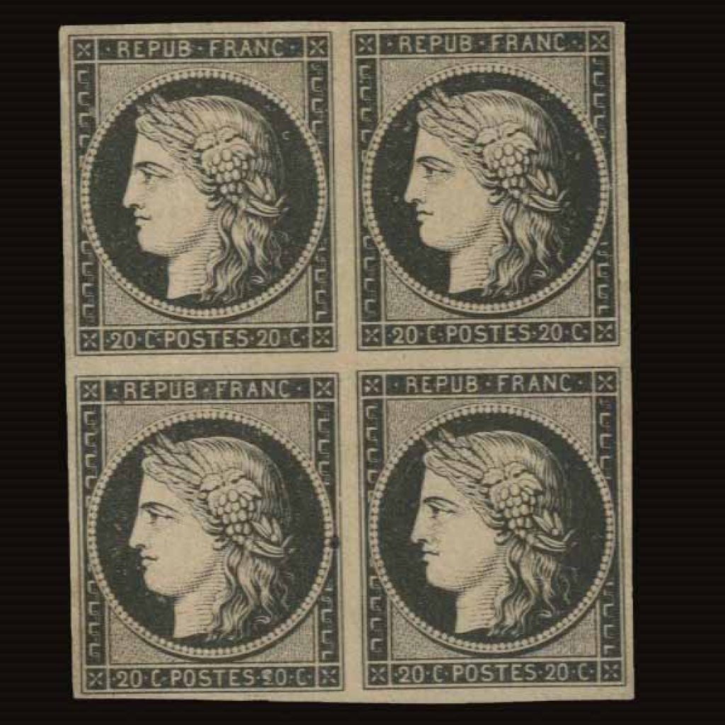 Collection de timbres poste