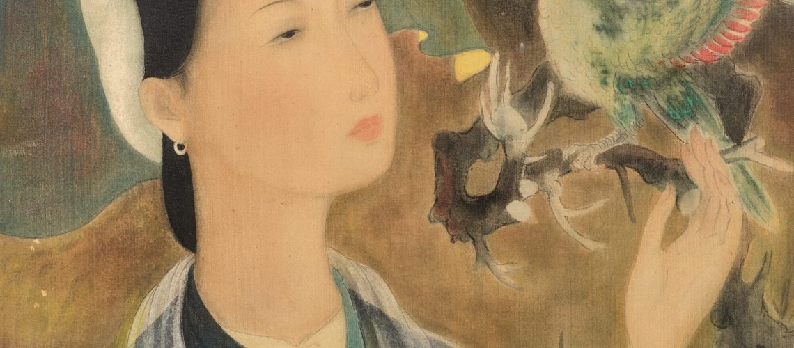 “Jeune fille au perroquet”, Le Pho - 1982