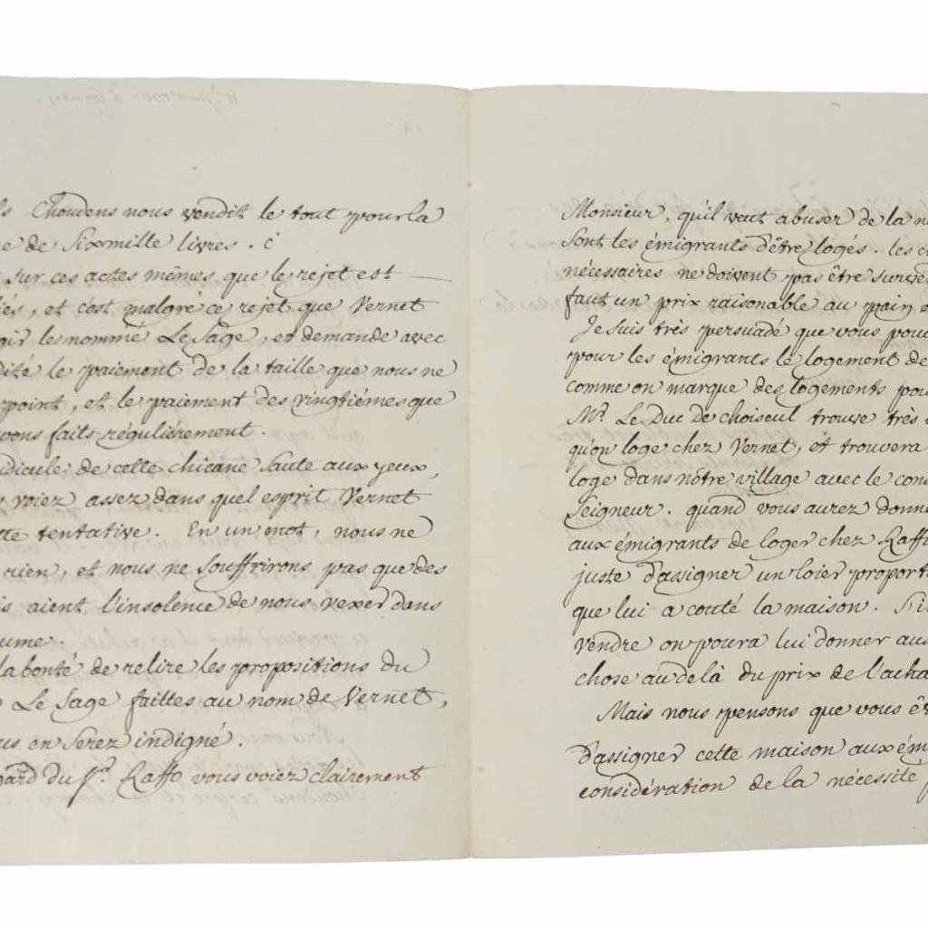 Estimation "Livres & Manuscrit" et expertise de cette lettre de "Voltare" proposer a la vente par notre cabinet d'expertise et adjugé 2 050 €, v3